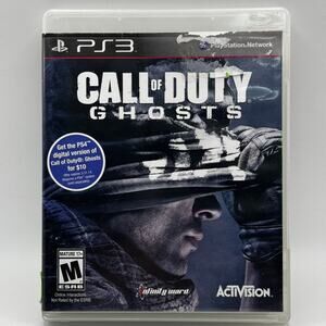 Call of Duty Ghosts PS3 PlayStation 3 Complete CIB Activision Tested